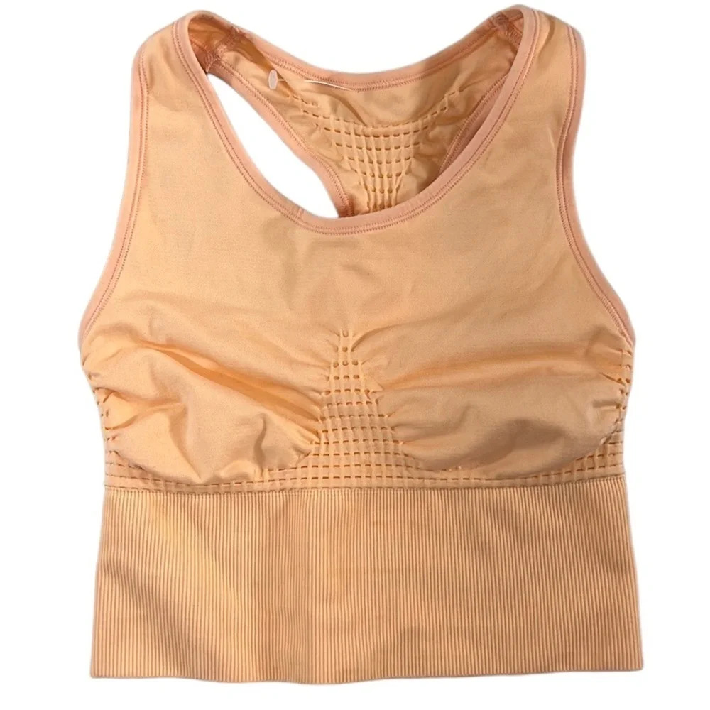 Sweaty Betty London Sports Bra Womens Small Stamina Orange Racerback